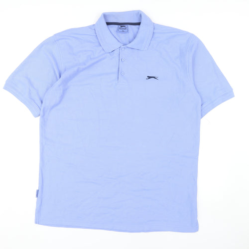 Slazenger Men's Blue Polo Shirt XL
