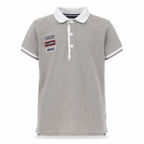 Horseware Ireland Girls Beige Polo Shirt 11-12 Years Logo