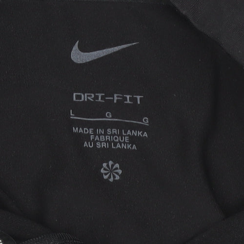 Nike Black Long Sleeve Dri-FIT Running Top L