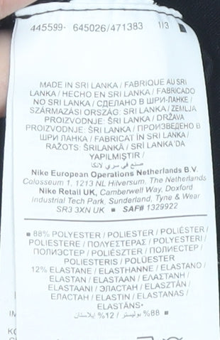 Nike Black Long Sleeve Dri-FIT Running Top L