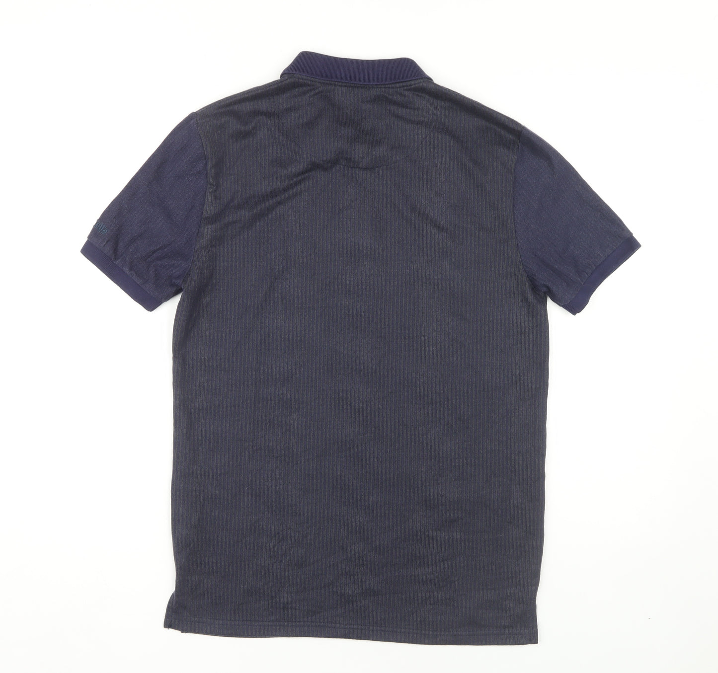 Lambretta Men's Blue Polo Shirt - Small, Collared