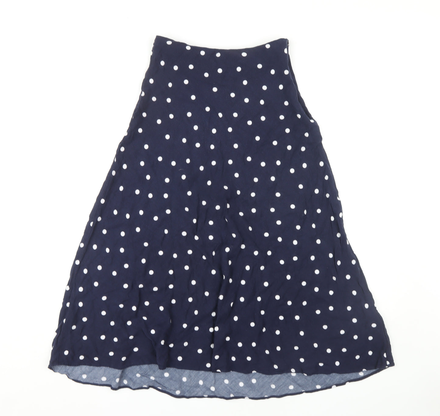 Joules Women's Polka Dot A-Line Blue Skirt Size 8