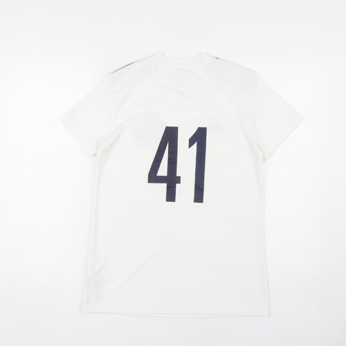 Adidas Unisex White M Jersey T-Shirt for Hockey