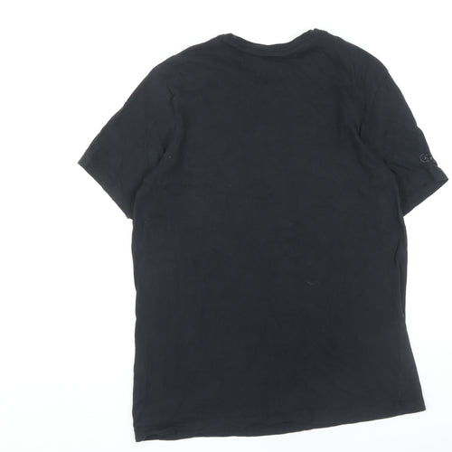 Nike Men's Black Logo Graphic T-Shirt Size L