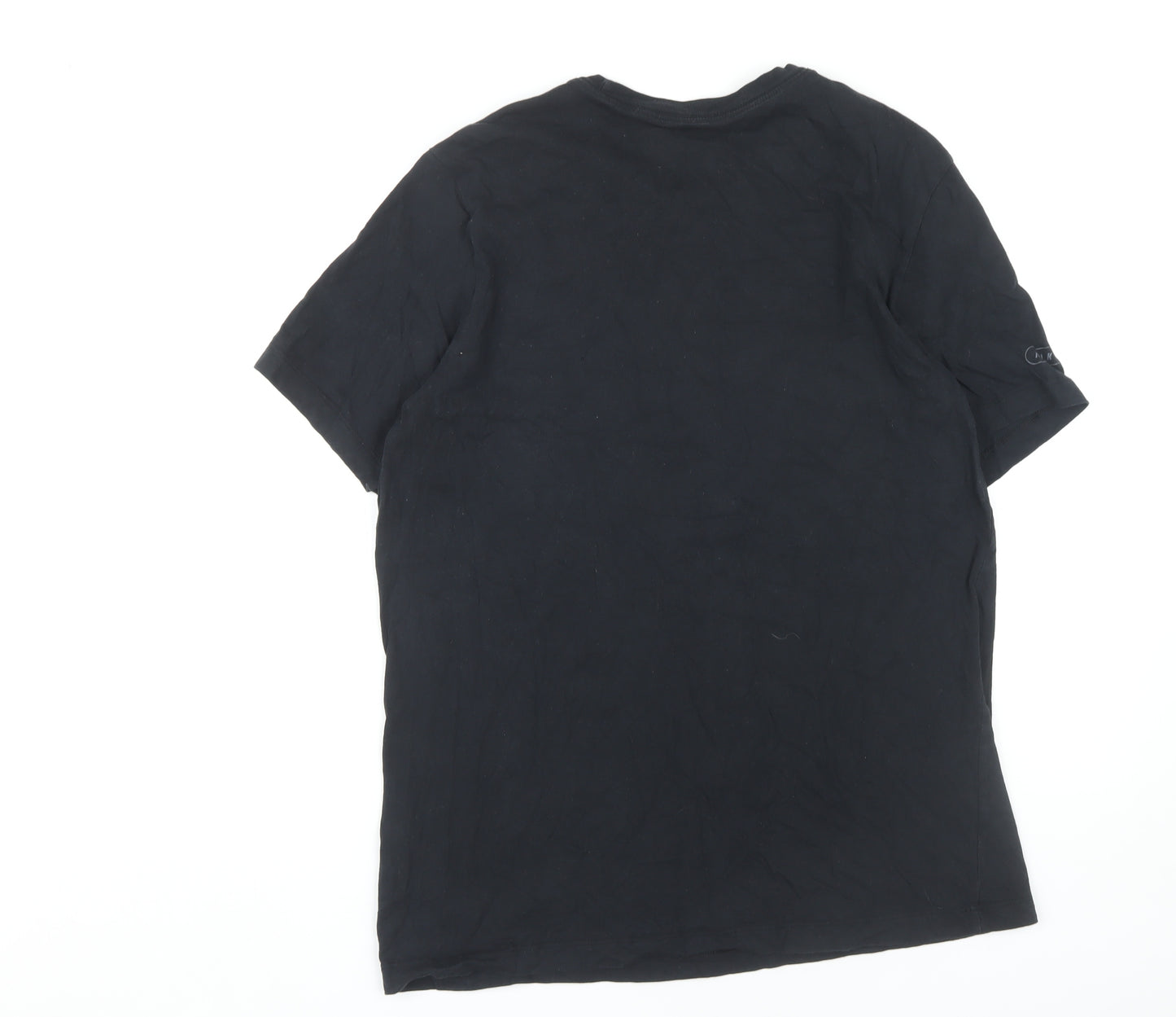 Nike Men's Black Logo Graphic T-Shirt Size L