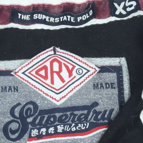 Superdry Men's Black XS University Polo