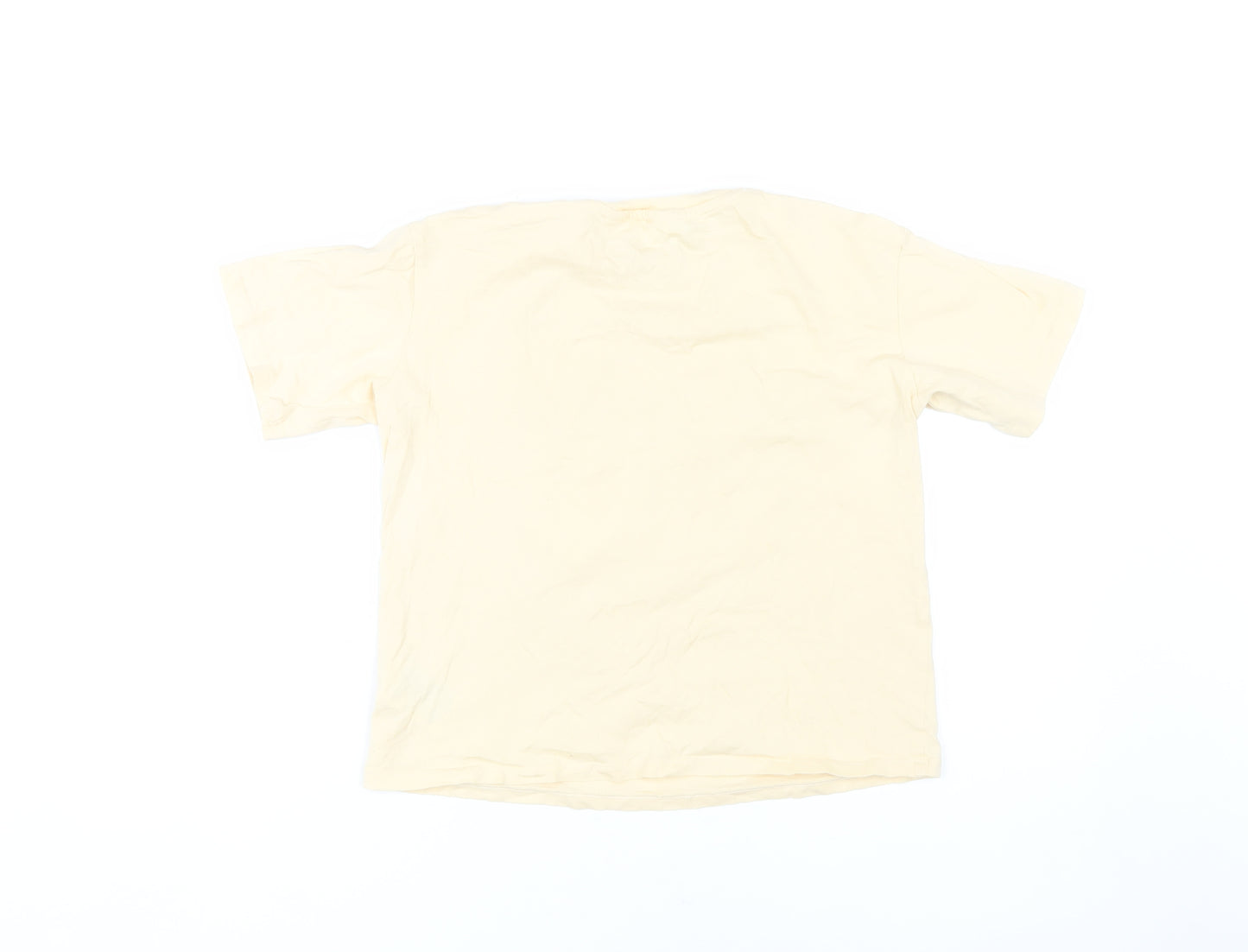 H&M Girls Beige Billie Eilish Graphic T-Shirt 9-10 Years