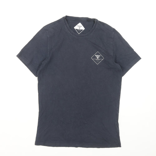 Barbour Black Mens T Shirt Size Small