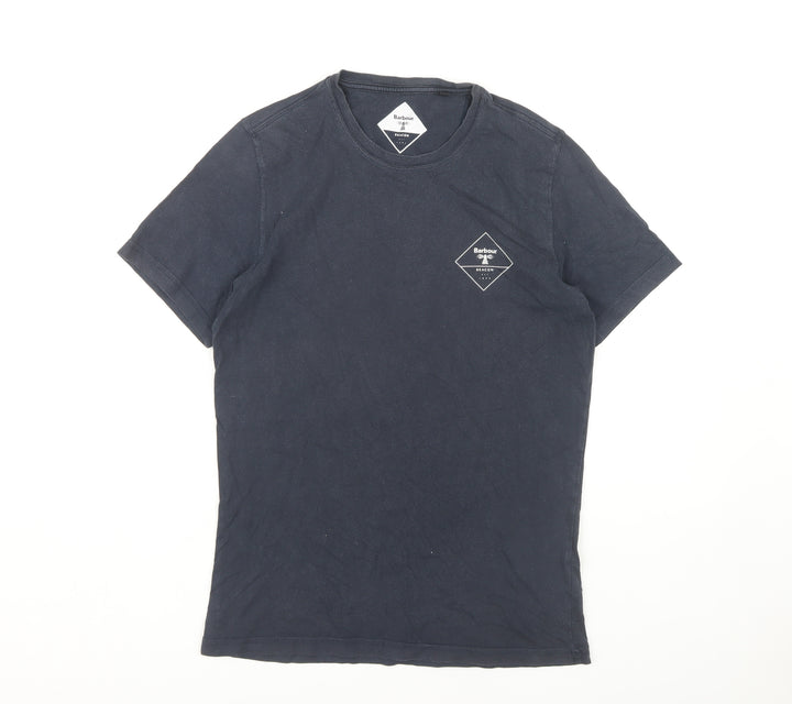 Barbour Black Mens T Shirt Size Small