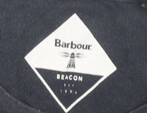 Barbour Black Mens T Shirt Size Small