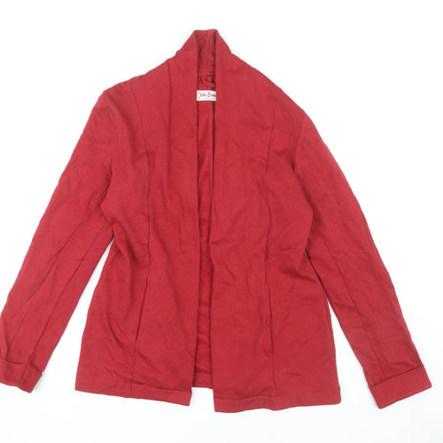 John Baner Women's Red Jacket, Size S, Organic Cotton