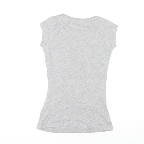 Marvel Comics Women’s Grey Superhero T-Shirt Size 8