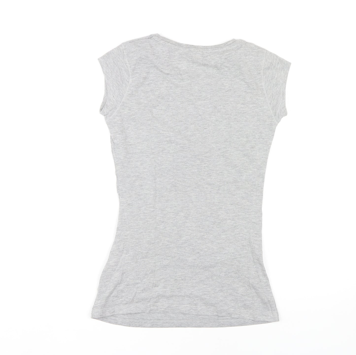 Marvel Comics Women’s Grey Superhero T-Shirt Size 8