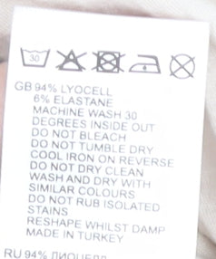 Reiss Women's Beige XS Long Sleeve Square Neck Top