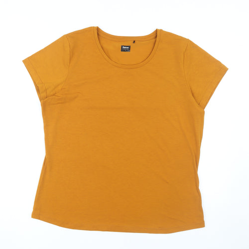 Rohan Women's Yellow Basic T-Shirt L