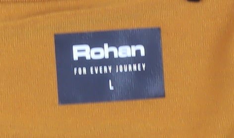 Rohan Women's Yellow Basic T-Shirt L