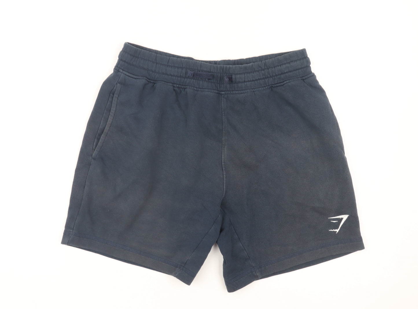 Gymshark Men's Blue Sweat Shorts - S, Casual, Elastic Waist