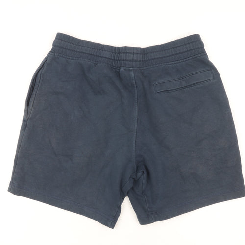 Gymshark Men's Blue Sweat Shorts - S, Casual, Elastic Waist