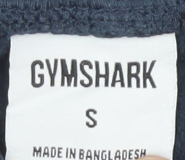 Gymshark Men's Blue Sweat Shorts - S, Casual, Elastic Waist