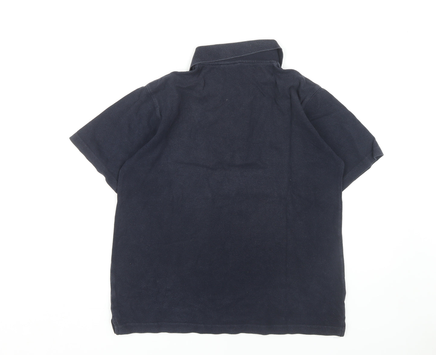 Cotton Traders Men's Black Polo Shirt S Solid