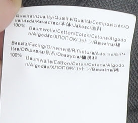 Hugo Boss Men's Grey Polo Shirt L Cotton Modern Fit