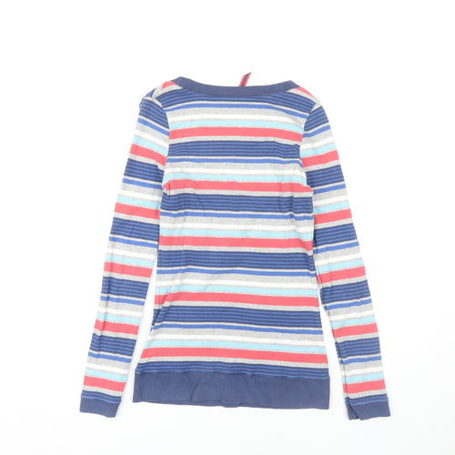 Next Women Multicoloured Striped T-Shirt Size 12