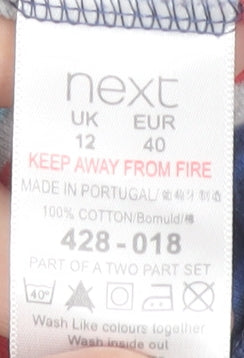 Next Women Multicoloured Striped T-Shirt Size 12