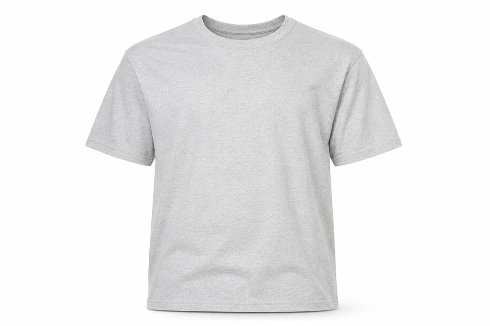 Front view of Marks & Spencer Men's Grey M Crew Neck T-Shirt