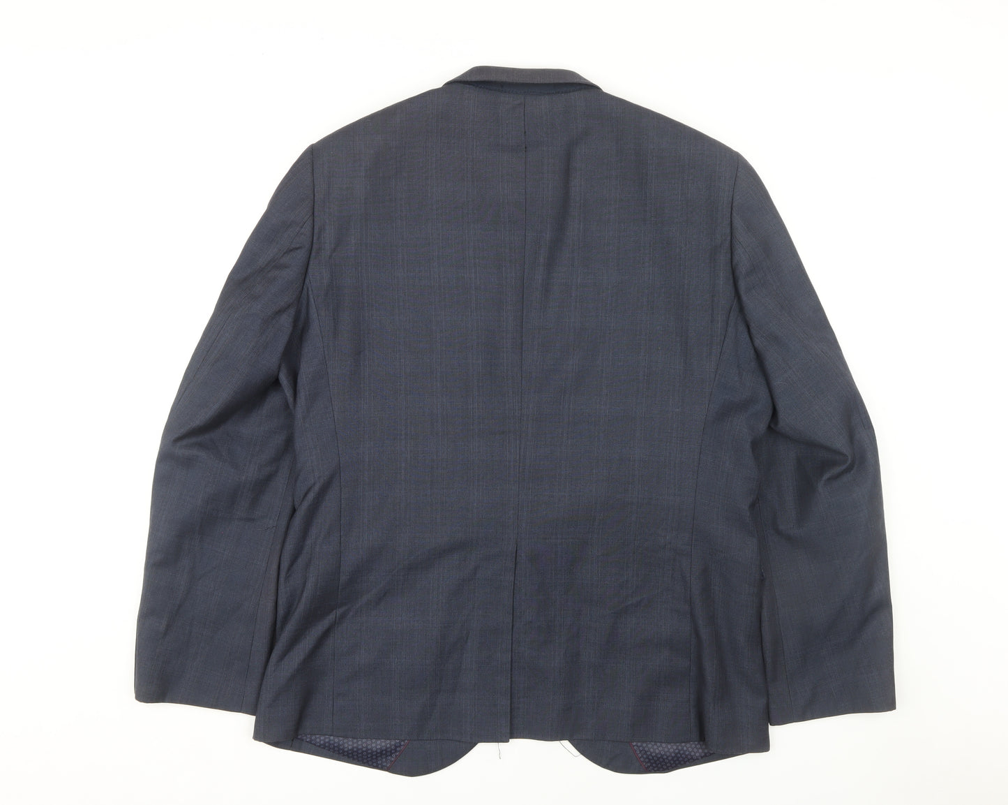 Next Men's Blue Slim Fit Blazer, 46R, Formal Style