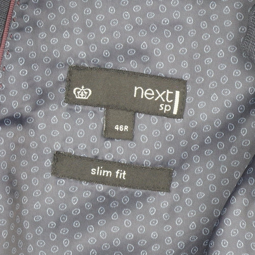 Next Men's Blue Slim Fit Blazer, 46R, Formal Style