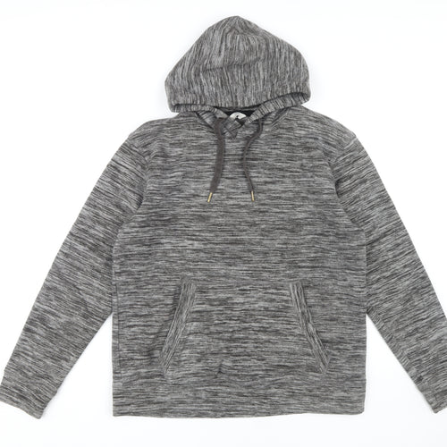 Next Unisex Grey Pullover Hoodie, Size L, Casual Style