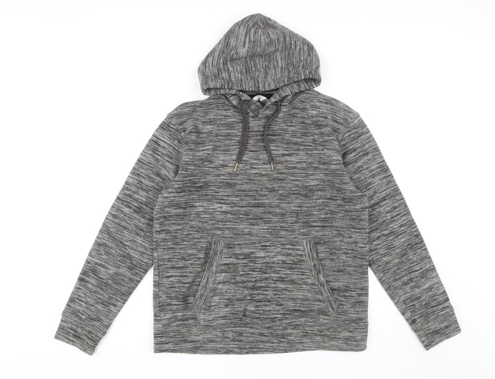 Next Unisex Grey Pullover Hoodie, Size L, Casual Style