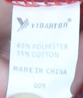 YIDARTON Women's Red Colourblock T-Shirt, 2XL