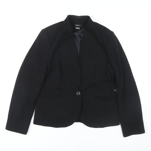 La Redoute Women's Black Blazer Size 14 Business Casual