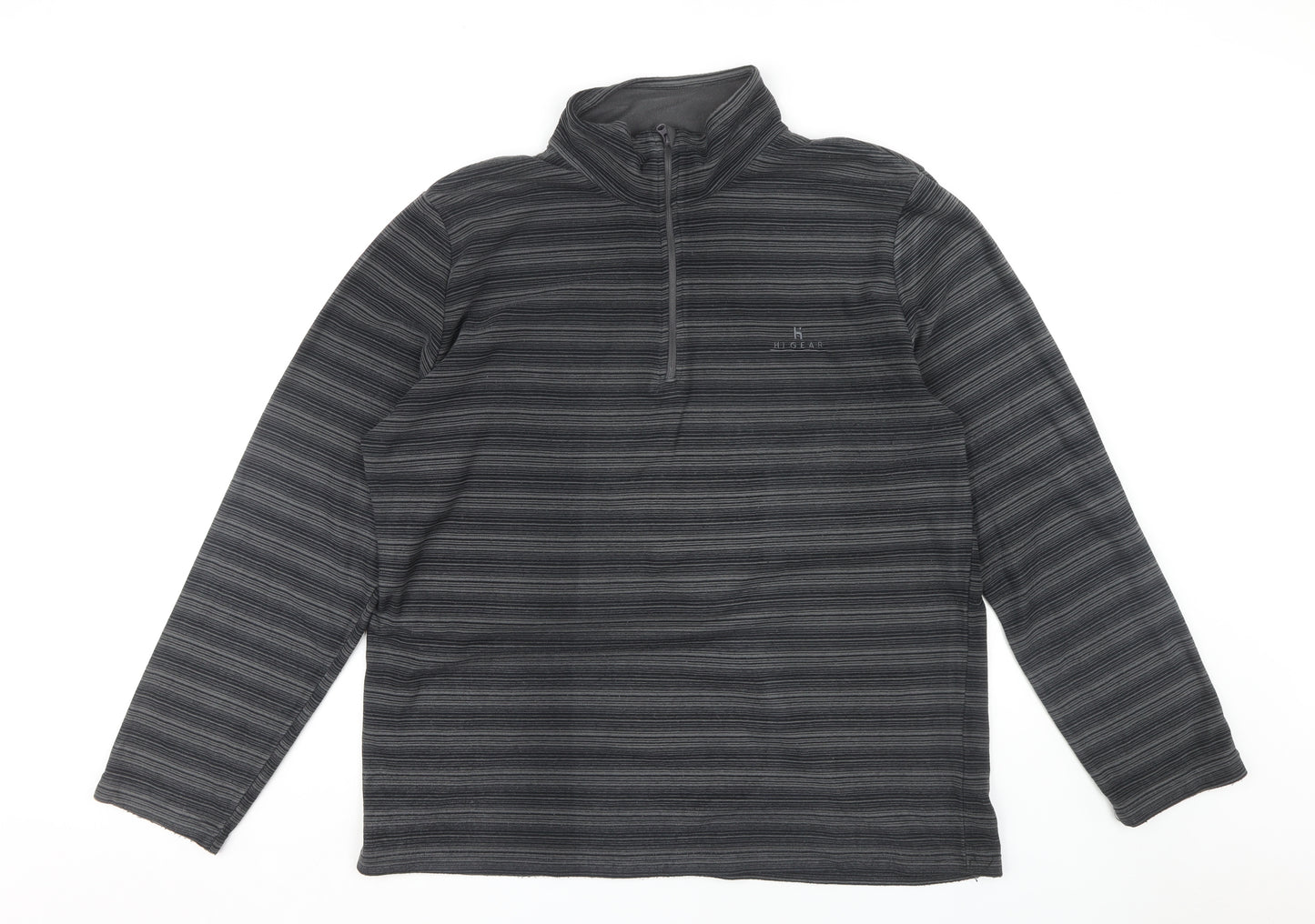 Hi Gear Men's Black 2XL 1/2 Zip Sweatshirt