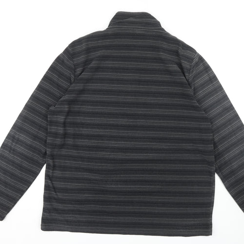 Hi Gear Men's Black 2XL 1/2 Zip Sweatshirt