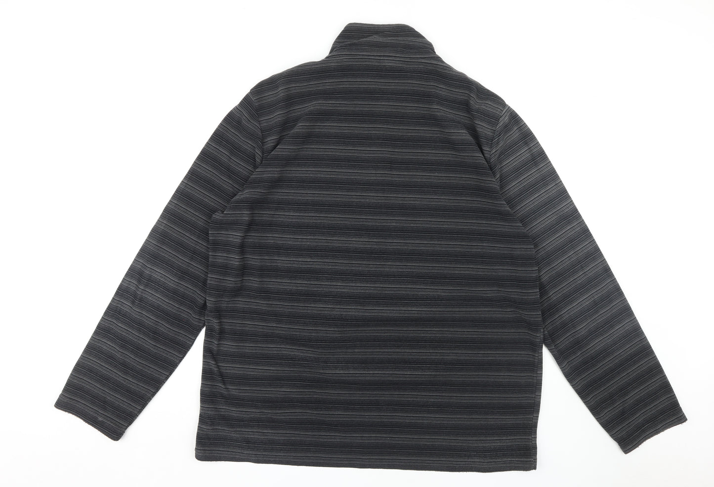 Hi Gear Men's Black 2XL 1/2 Zip Sweatshirt