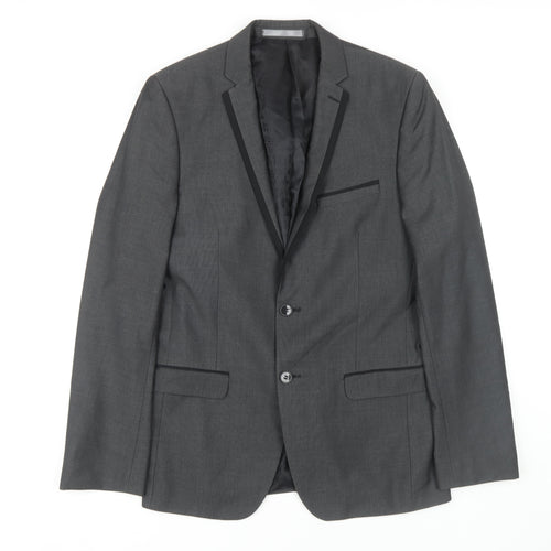 Red Herring Grey Blazer Men's Size 38 Long Jacket