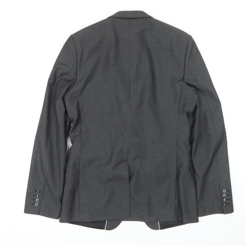 Red Herring Grey Blazer Men's Size 38 Long Jacket