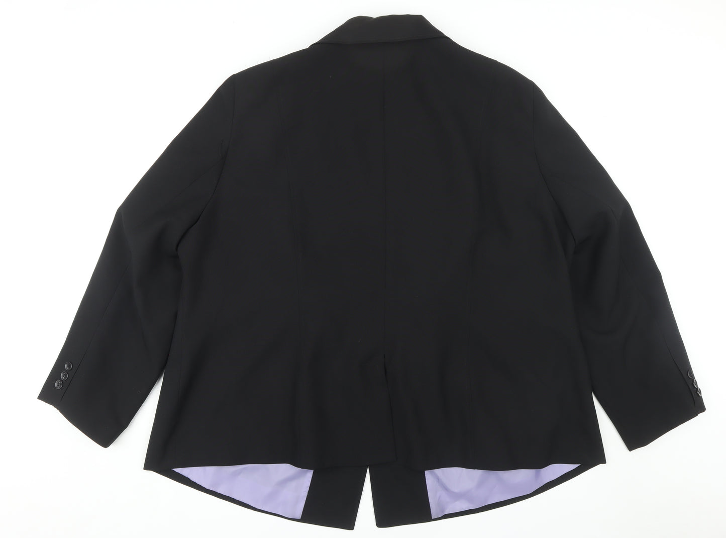 Essence Women's Black Blazer, Size 28, Regular Fit