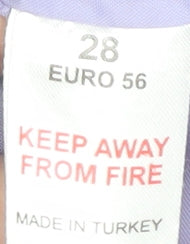 Essence Women's Black Blazer, Size 28, Regular Fit