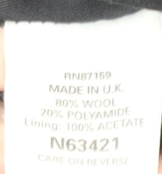 Next Women's Black Wool Overcoat Size 8