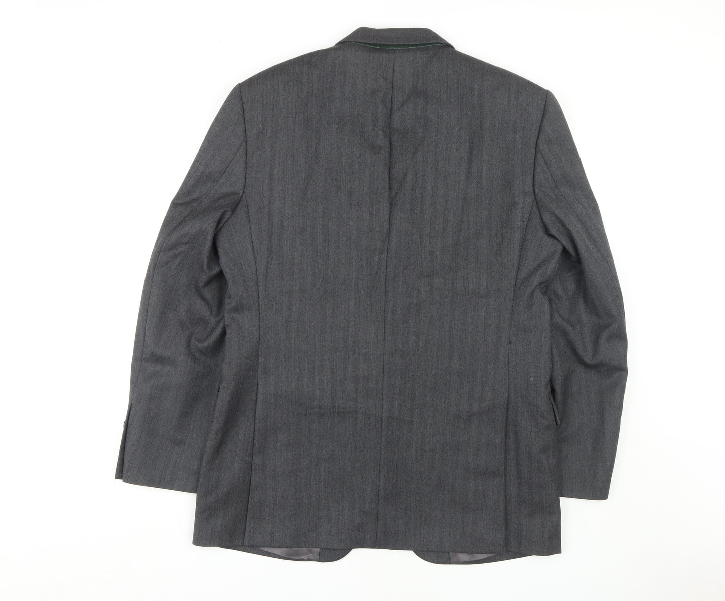 John Lewis Men's Grey Blazer 40R Wool Regular Fit