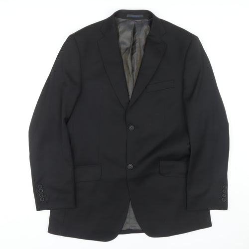 Ted Baker Men's Black Blazer, 40R, Formal Jacket