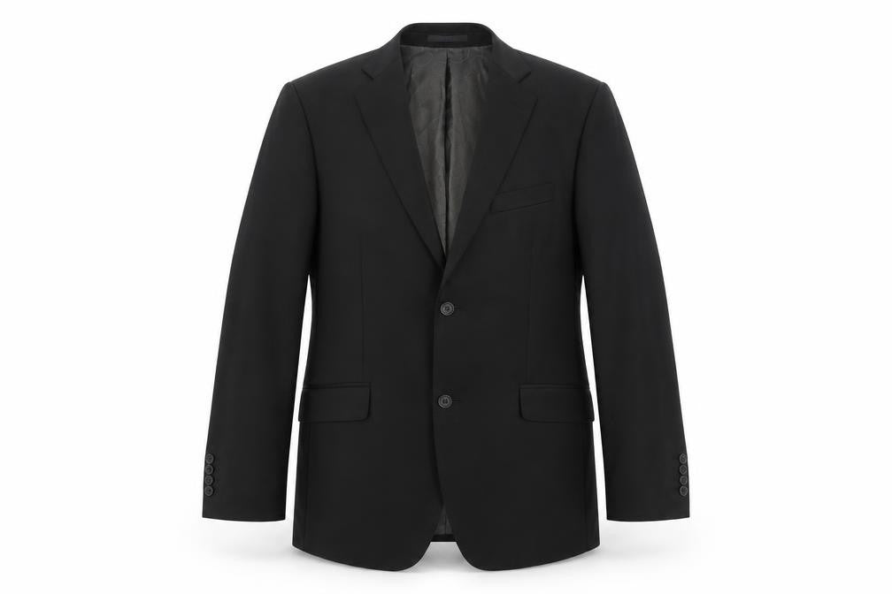 Front view of Ted Baker Men's Black Blazer, 40R, Formal Jacket