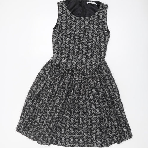 La Redoute Women's Black A-Line Dress Size 8