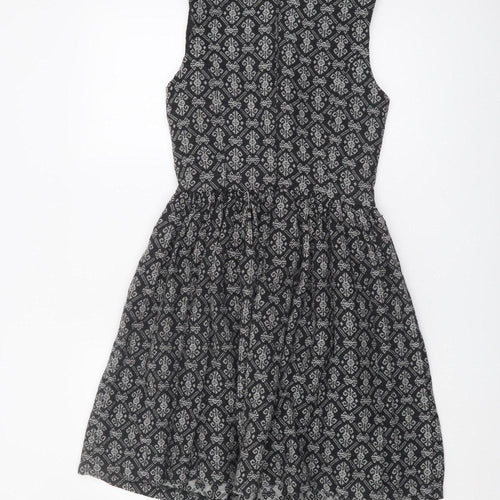 La Redoute Women's Black A-Line Dress Size 8