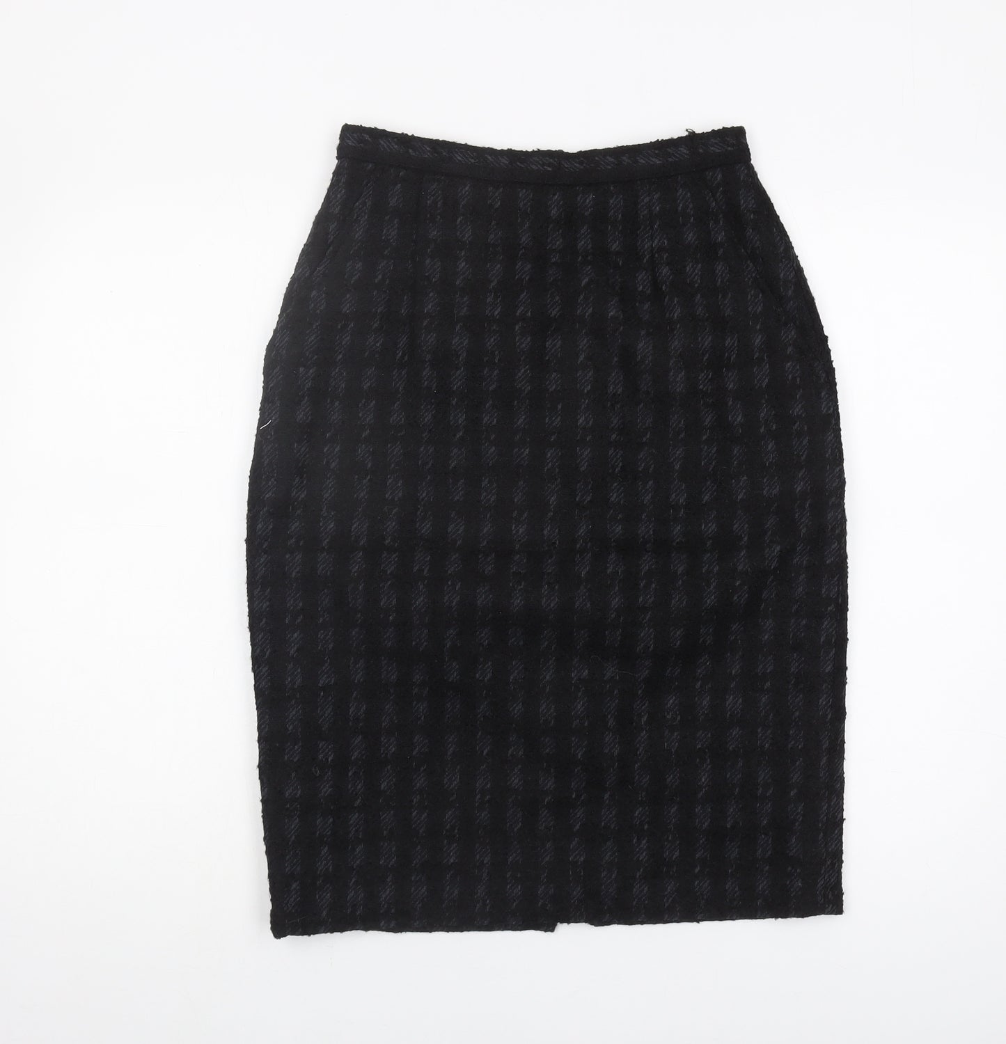 St Michael Women's Black Pencil Skirt Size 12 Short
