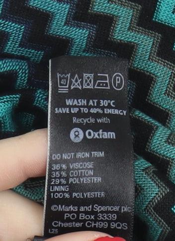 Marks and Spencer Women's Multicoloured Pencil Skirt