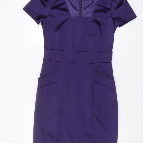 Next Women's Purple Sheath Dress, Size 10, Business